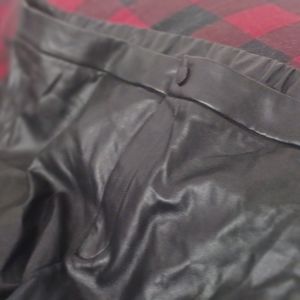 Black pleather pants
